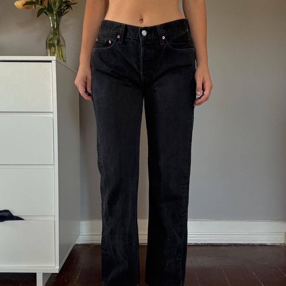 Black levis 501 jeans brand